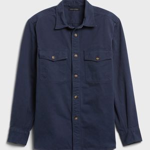 NWOT Banana Republic Shirt Jac (L, Blue)